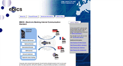 Desktop Screenshot of ebics.org
