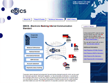Tablet Screenshot of ebics.org